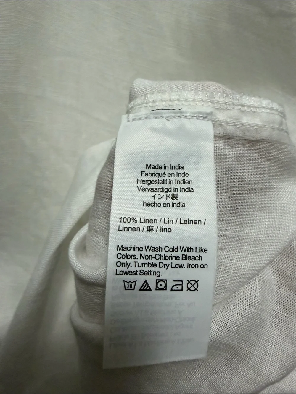 Baird McNutt Irish Linen for J Crew Capitaine Shirt Women’s Size Medium - Picture 4 of 6